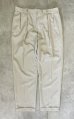 画像1: 90'S RALPH LAUREN ツータック トロピカルウールパンツ ライトベージュ イタリア製 (VINTAGE) (1)
