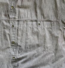 他の写真2: 90'S PATAGONIA  スナップボタン 半袖 シャンブレーシャツ ライトブラウン 香港製 (VINTAGE)