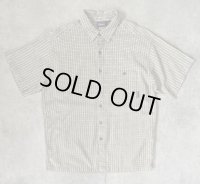 03'S PATAGONIA オーガニックコットン 半袖 ACシャツ チェック柄 ポルトガル製 (VINTAGE)