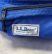 画像2: 80'S LL Bean ナイロン ウエスト＆ショルダーバッグ ブルー/パープル (VINTAGE) (2)