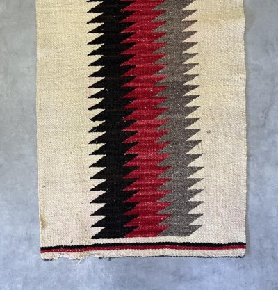 画像3: オールド ナバホ ウールラグ 96cm x 51cm (VINTAGE)