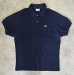 画像1: 80'S CHEMISE LACOSTE ポロシャツ ネイビー フランス製 (VINTAGE) (1)