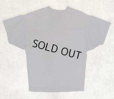 画像4: 90'S J.CREW 旧タグ 半袖 フットボール Tシャツ ブラック (VINTAGE)