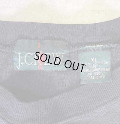 画像2: 90'S J.CREW 旧タグ 半袖 フットボール Tシャツ ブラック (VINTAGE)