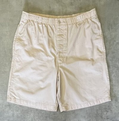 画像1: 90'S J.CREW 旧タグ チノショーツ ベージュ USA製 (VINTAGE)