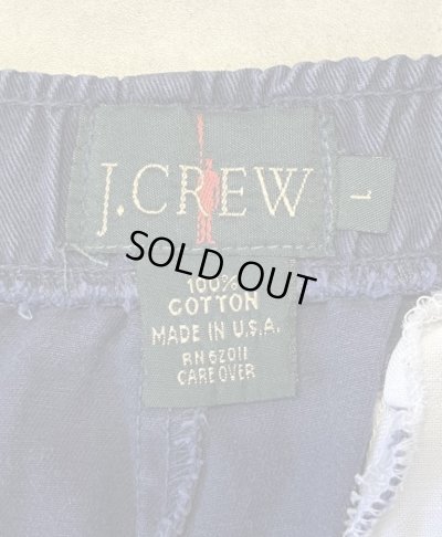 画像2: 90'S J.CREW 旧タグ チノショーツ ネイビー USA製 (VINTAGE)