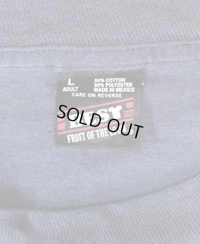 画像2: 90'S BAR LE CHAMO シングルステッチ 半袖 Tシャツ フェードネイビー (VINTAGE)