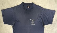 他の写真1: 90'S BAR LE CHAMO シングルステッチ 半袖 Tシャツ フェードネイビー (VINTAGE)