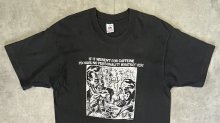 他の写真1: 90'S CAFFEINE シングルステッチ 半袖 Tシャツ ブラック USA製 (VINTAGE)