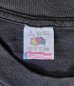 画像2: 90'S CAFFEINE シングルステッチ 半袖 Tシャツ ブラック USA製 (VINTAGE) (2)