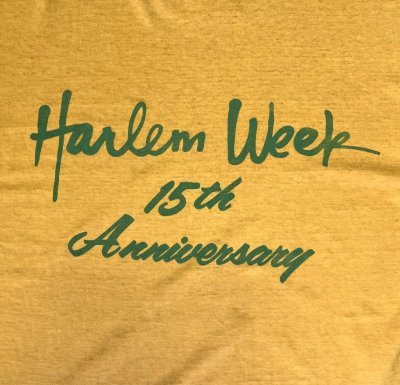 画像5: 90'S HARLEM WEEK 15th ANNIVERSARY シングルステッチ 両面プリント 半袖 Tシャツ イエロー USA製 (VINTAGE)