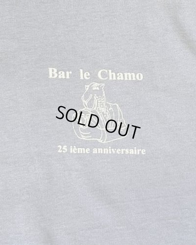 画像3: 90'S BAR LE CHAMO シングルステッチ 半袖 Tシャツ フェードネイビー (VINTAGE)
