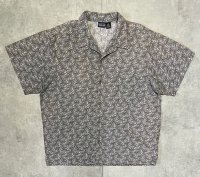 90'S PATAGONIA オーガニックコットン 半袖 ACシャツ 総柄 香港製 (VINTAGE)