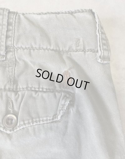 画像6: 90'S RALPH LAUREN ノープリーツ ミリタリーチノショーツ オリーブ (VINTAGE)