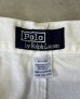 画像2: 90'S RALPH LAUREN "ボックスロゴ" ツープリーツ チノショーツ ホワイト (VINTAGE) (2)