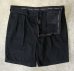 画像3: 90'S RALPH LAUREN "TYLER SHORT" ツープリーツ チノショーツ ブラック (VINTAGE) (3)
