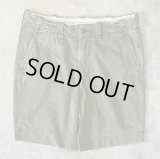 90'S RALPH LAUREN ノープリーツ ミリタリーチノショーツ オリーブ (VINTAGE)