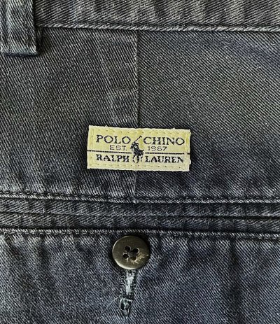 画像6: 90'S RALPH LAUREN ツープリーツ チノショーツ ネイビー (VINTAGE)