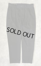 90'S RALPH LAUREN "ETHAN PANT" ツープリーツ チノパンツ ブラック (VINTAGE)
