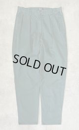 90'S RALPH LAUREN "ボックスロゴ" ツープリーツ チノパンツ ダークグリーン USA製 (VINTAGE)