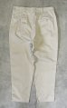 画像3: 90'S RALPH LAUREN "ボックスロゴ" ツープリーツ チノパンツ ライトベージュ (VINTAGE) (3)