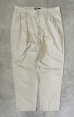 画像1: 90'S RALPH LAUREN "ボックスロゴ" ツープリーツ チノパンツ ライトベージュ (VINTAGE) (1)