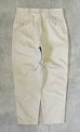 画像3: 90'S RALPH LAUREN "ボックスロゴ" ツープリーツ チノパンツ ベージュ USA製 (VINTAGE) (3)