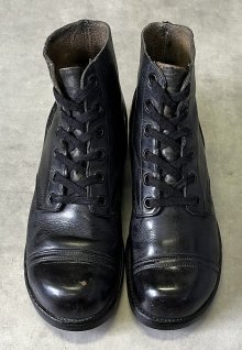 他の写真1: 60'S アメリカ軍 US ARMY キャップトゥ レザー コンバットブーツ ブラック (VINTAGE)