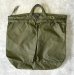 画像1: 80'S アメリカ軍 USAF フライヤーズ ヘルメットバッグ ROBINブラスジップ (VINTAGE) (1)
