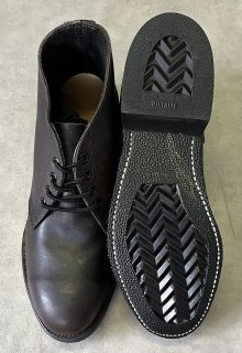 他の写真3: 90'S アメリカ軍 US NAVY "CRADDOCK TERRY INC製" スチールトゥ レザー チャッカブーツ ブラック (DEADSTOCK)