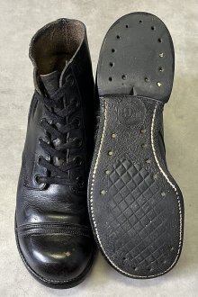 他の写真3: 60'S アメリカ軍 US ARMY キャップトゥ レザー コンバットブーツ ブラック (VINTAGE)