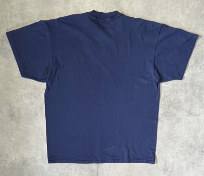 画像4: 90'S VILLAGE SCHOOL シングルステッチ 半袖 Tシャツ ネイビー (VINTAGE)