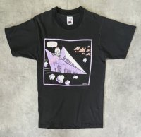 90'S BERTHIO "AMNESTY INTERNATIONAL" シングルステッチ 半袖 Tシャツ ブラック カナダ製 (VINTAGE)