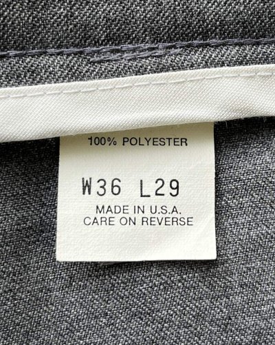 画像2: LEVIS "ACTION SLACKS" スラックス ヘザーグレー (VINTAGE)