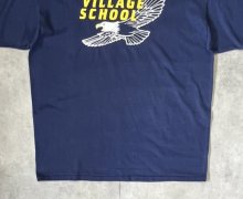 他の写真3: 90'S VILLAGE SCHOOL シングルステッチ 半袖 Tシャツ ネイビー (VINTAGE)