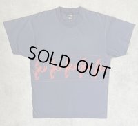 90'S MAINE シングルステッチ 両面プリント 半袖 Tシャツ フェードネイビー USA製 (VINTAGE)