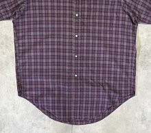 他の写真3: 80'S BROOKS BROTHERS "MAKERS" 6ボタン ポプリン 半袖 BDシャツ チェック柄 USA製 (VINTAGE)