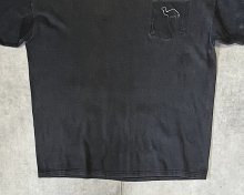 他の写真2: 90'S CAMEL 両面プリント ポケット付き 半袖 Tシャツ フェードブラック (VINTAGE)
