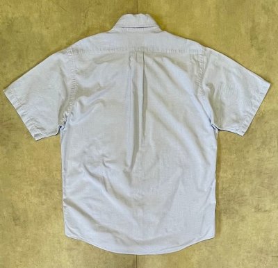 画像3: 80'S LL Bean オックスフォード 半袖 BDシャツ ブルー (VINTAGE)