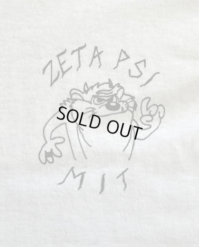 画像3: 90'S MIT (マサチューセッツ工科大学) ZETA PSI シングルステッチ 両面プリント 半袖 Tシャツ ホワイト USA製 (VINTAGE)