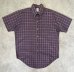 画像1: 80'S BROOKS BROTHERS "MAKERS" 6ボタン ポプリン 半袖 BDシャツ チェック柄 USA製 (VINTAGE) (1)
