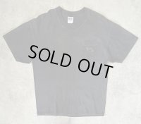 90'S CAMEL 両面プリント ポケット付き 半袖 Tシャツ フェードブラック (VINTAGE)