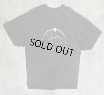 画像4: 90'S CAMEL 両面プリント ポケット付き 半袖 Tシャツ フェードブラック (VINTAGE)