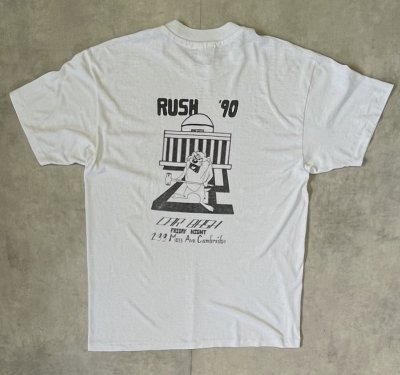 画像4: 90'S MIT (マサチューセッツ工科大学) ZETA PSI シングルステッチ 両面プリント 半袖 Tシャツ ホワイト USA製 (VINTAGE)