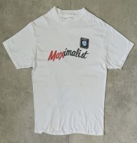 90'S ALTERA "MAXIMALIST" シングルステッチ 半袖 Tシャツ ホワイト USA製 (VINTAGE)