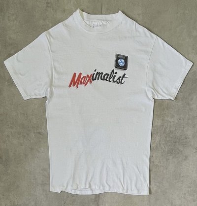 画像1: 90'S ALTERA "MAXIMALIST" シングルステッチ 半袖 Tシャツ ホワイト USA製 (VINTAGE)