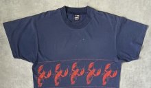 他の写真1: 90'S MAINE シングルステッチ 両面プリント 半袖 Tシャツ フェードネイビー USA製 (VINTAGE)