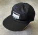 画像1: SCHLUMBERGER 6パネル ベースボールキャップ ブラック (USED) (1)