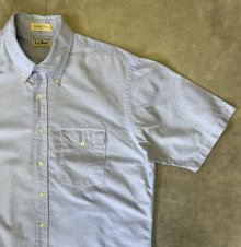 他の写真2: 80'S LL Bean オックスフォード 半袖 BDシャツ ブルー (VINTAGE)