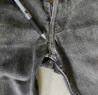 画像5: 90'S LEVIS 501 デニム 先染めブラック W33L30 USA製 (VINTAGE)